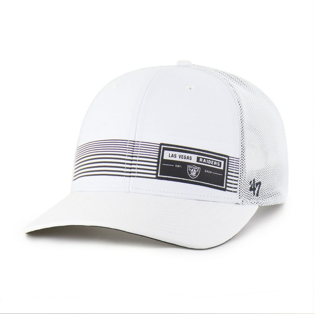 47 brand Las Vegas Raiders '47 Rangefinder Trucker Adjustable Hat White