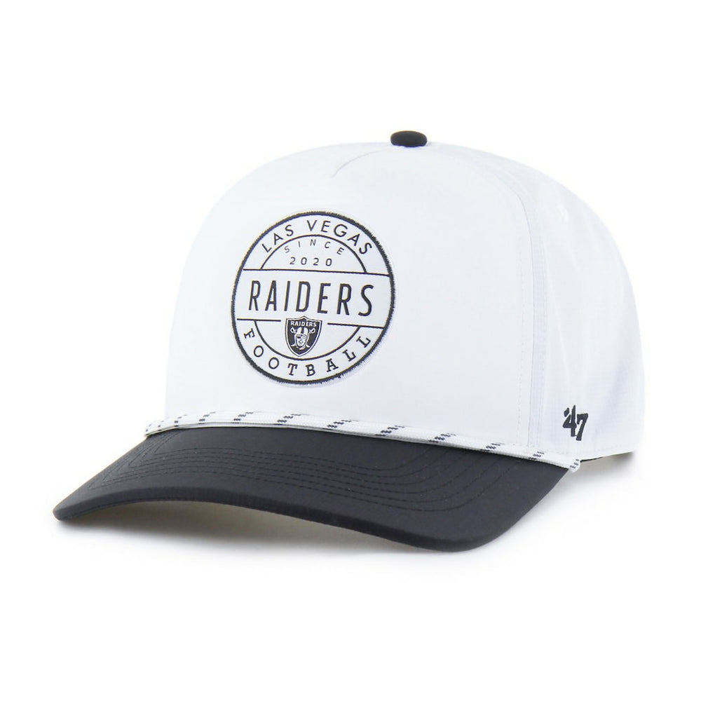 47 brand Las Vegas Raiders '47 Suburbia Hitch Two-Tone Adjustable Hat White/Black