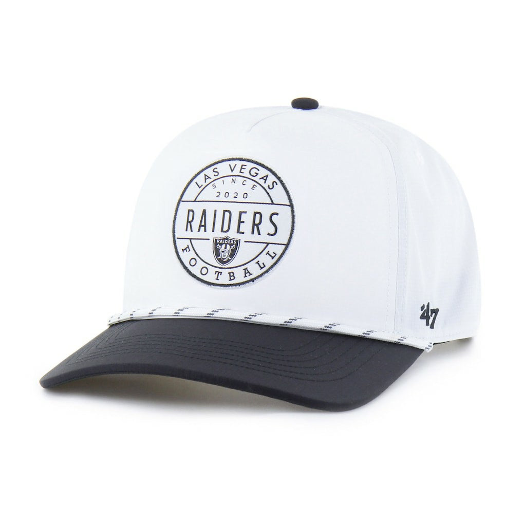 47 brand Las Vegas Raiders '47 Suburbia Hitch Two-Tone Adjustable Hat White/Black