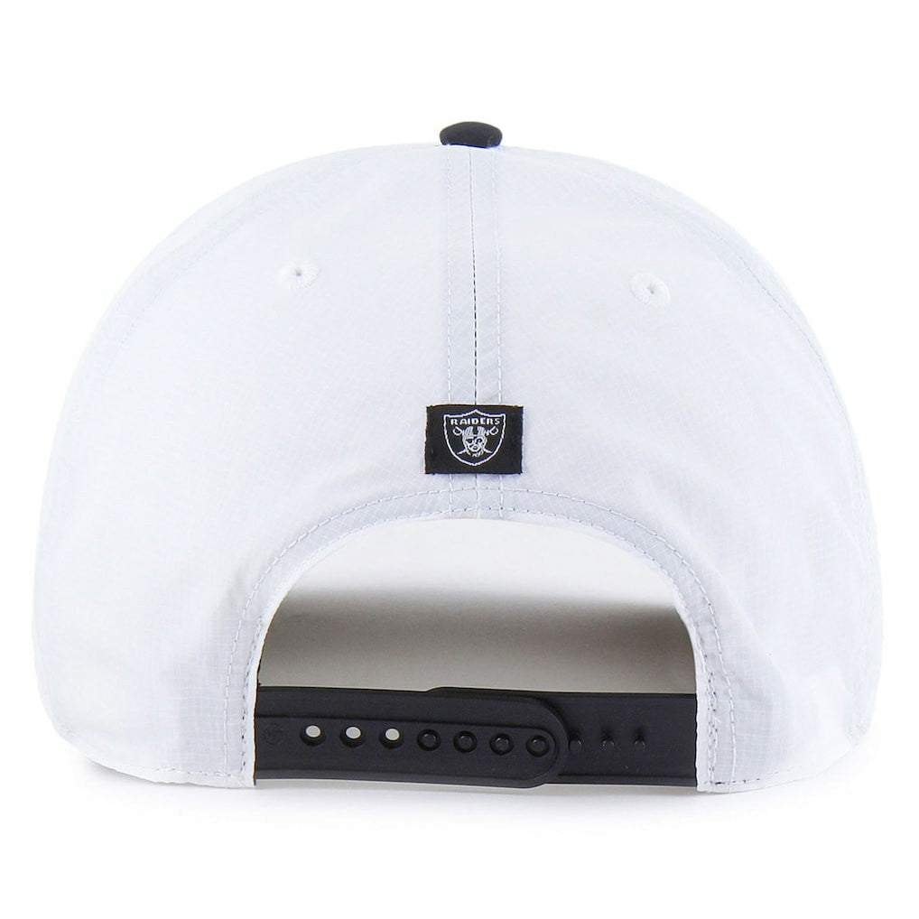 47 brand Las Vegas Raiders '47 Suburbia Hitch Two-Tone Adjustable Hat White/Black