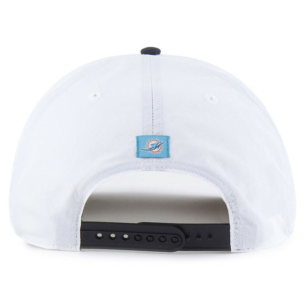 47 brand Miami Dolphins '47 Suburbia Hitch Two-Tone Adjustable Hat White/Black