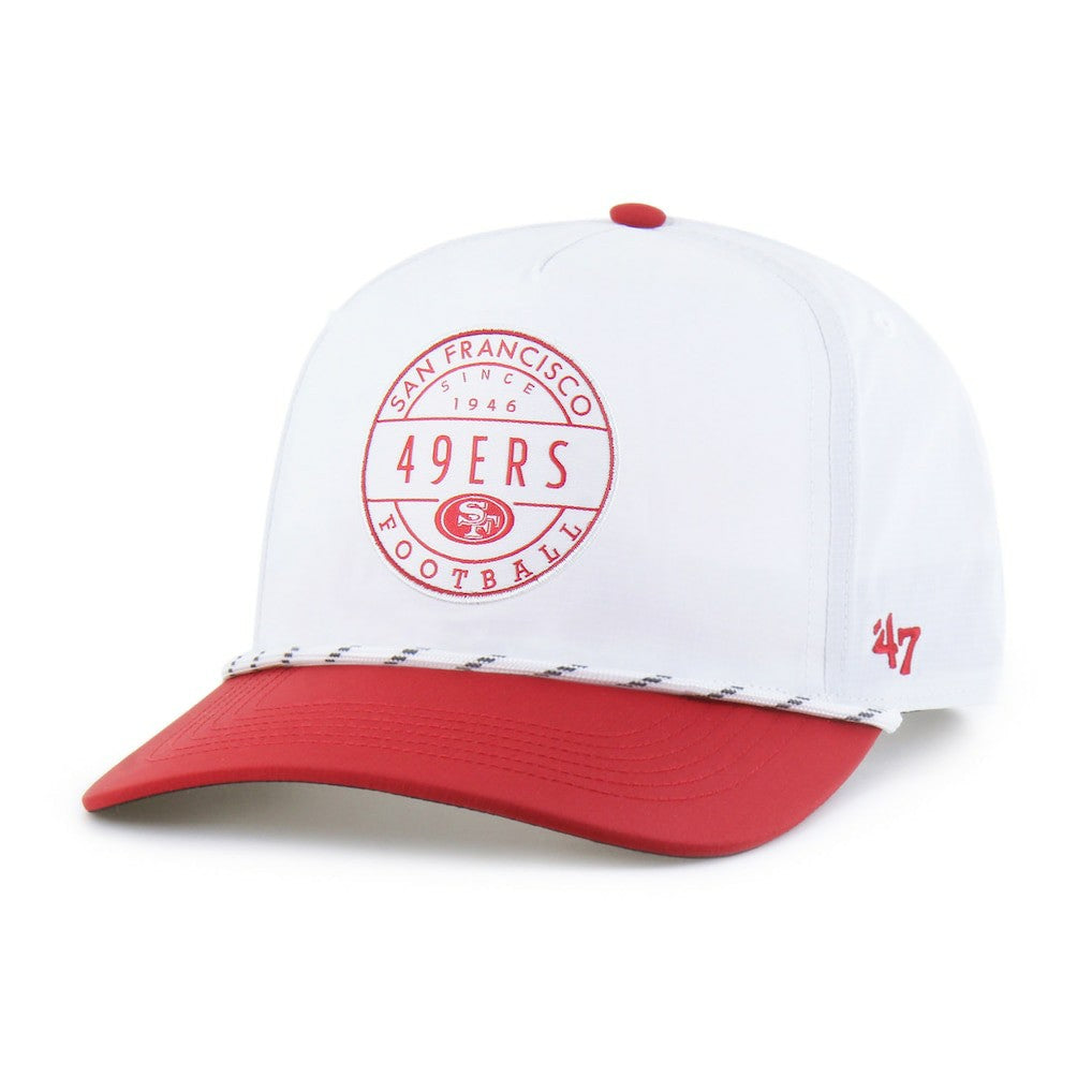 47 brand San Francisco 49ers '47 Suburbia Hitch Two-Tone Adjustable Hat White/Scarlet