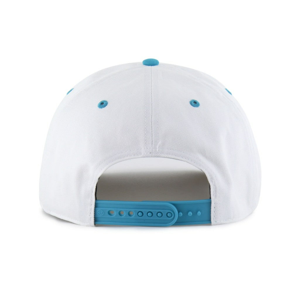 47 brand Miami Dolphins '47 Roscoe Two-Toned Hitch Adjustable Hat White/Aqua