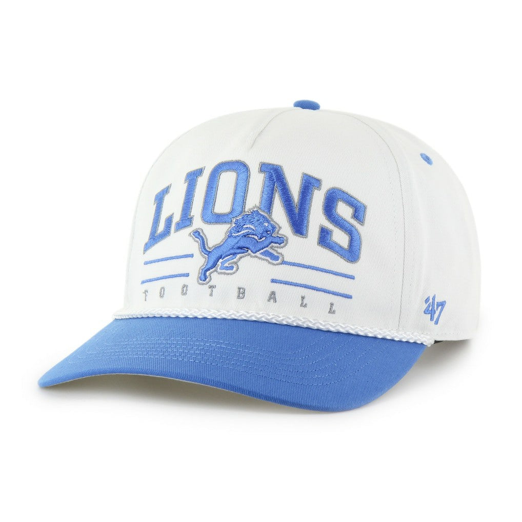 47 brand Detroit Lions '47 Roscoe Two-Toned Hitch Adjustable Hat White/Blue