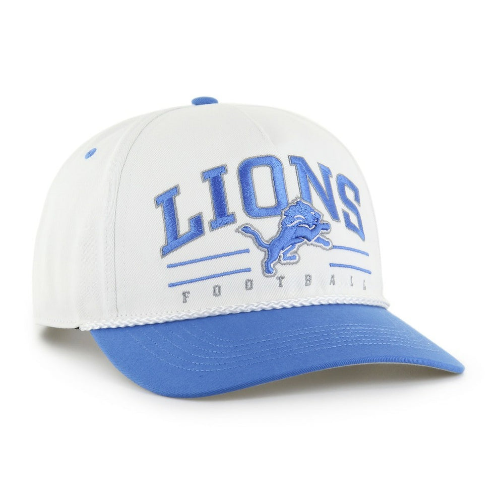 47 brand Detroit Lions '47 Roscoe Two-Toned Hitch Adjustable Hat White/Blue