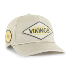47 brand Minnesota Vikings '47 Cairn Hitch Adjustable Hat Khaki