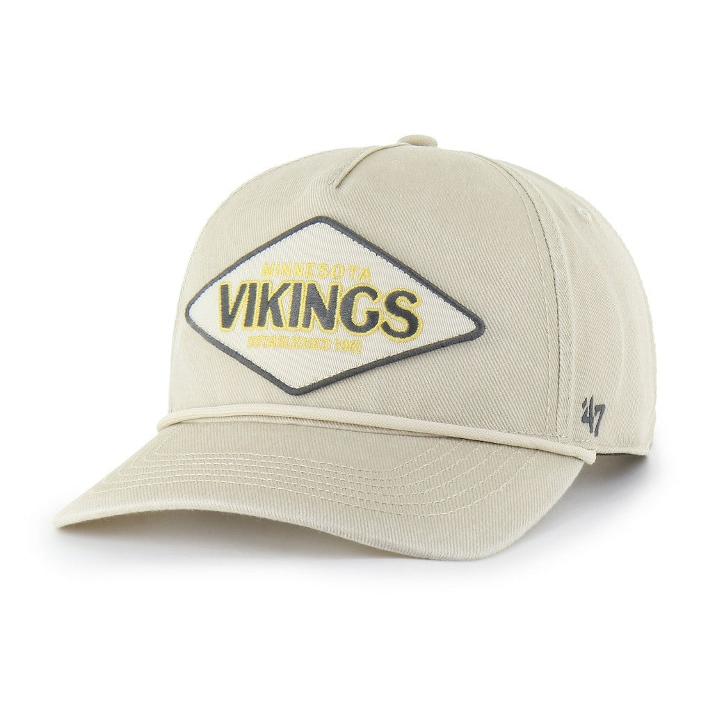 47 brand Minnesota Vikings '47 Cairn Hitch Adjustable Hat Khaki