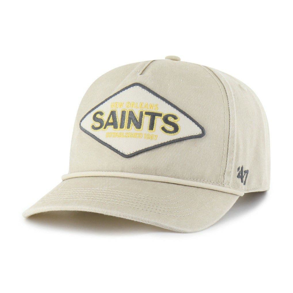 47 brand New Orleans Saints '47 Cairn Hitch Adjustable Hat Khaki