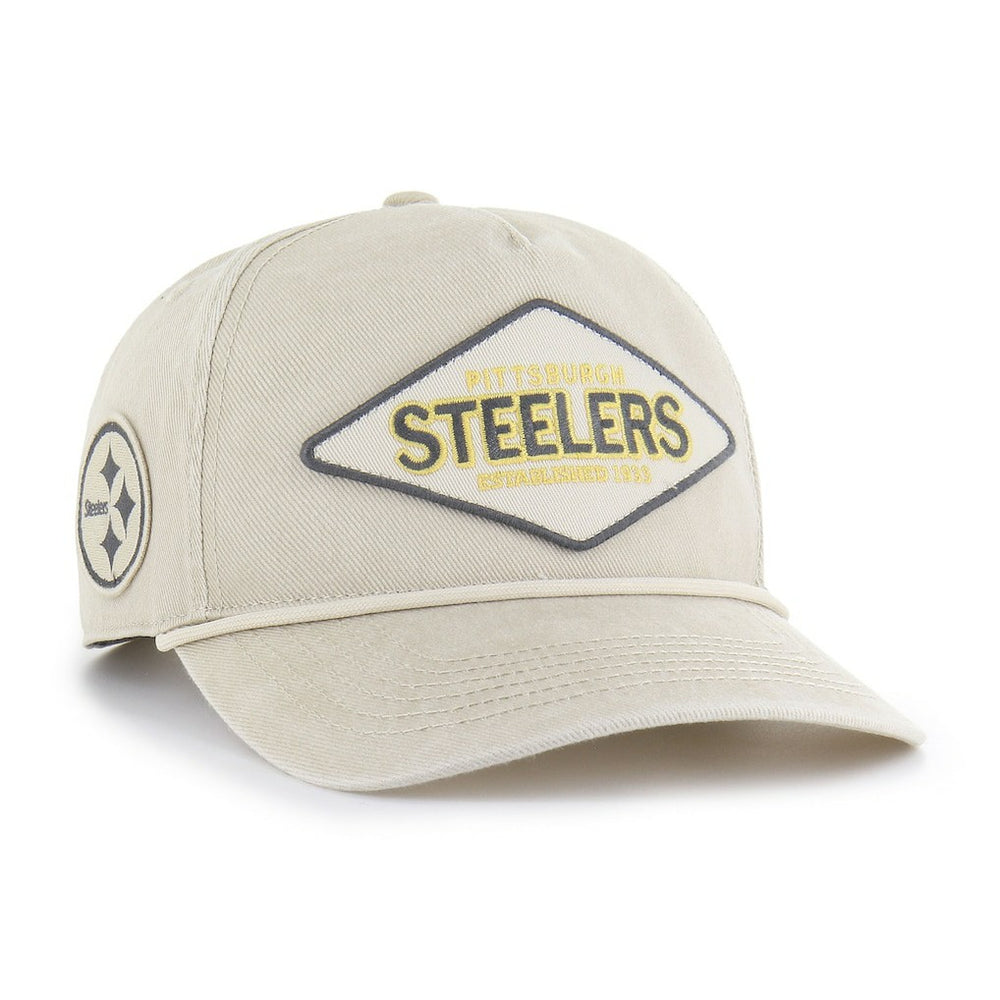 47 brand Pittsburgh Steelers '47 Cairn Hitch Adjustable Hat Khaki
