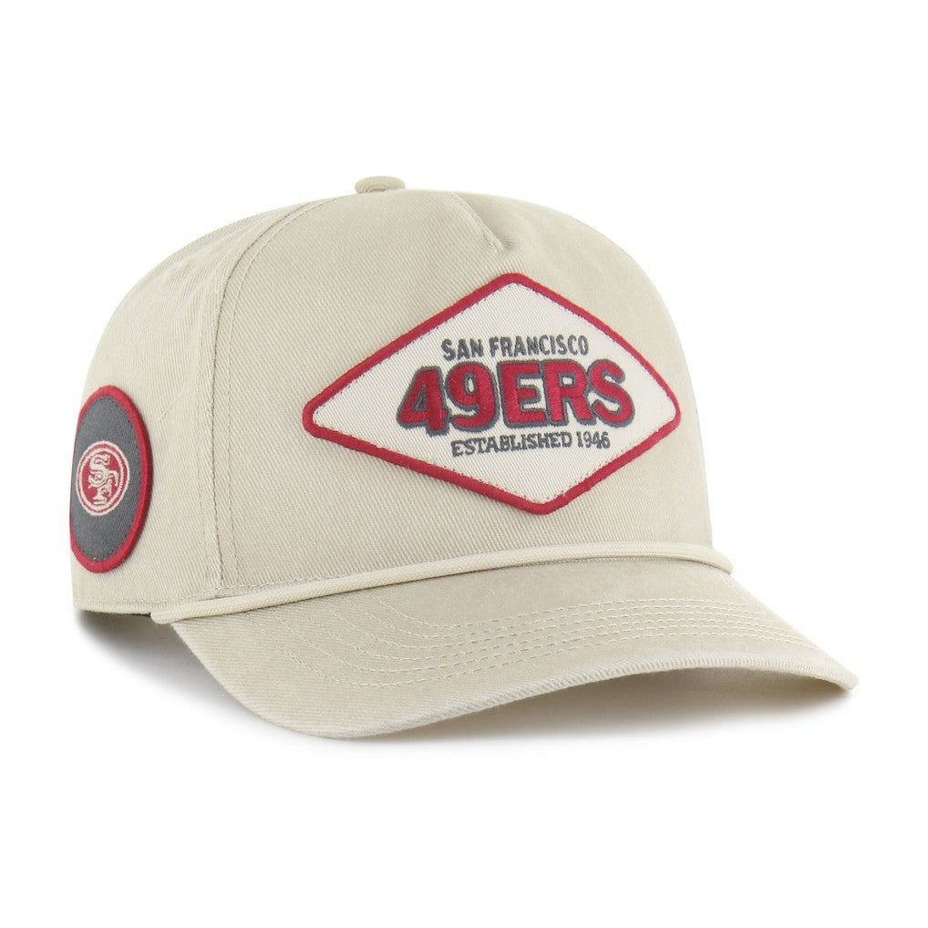 47 brand San Francisco 49ers '47 Cairn Hitch Adjustable Hat Khaki