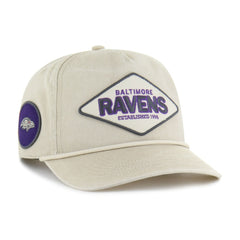 47 brand Baltimore Ravens '47 Cairn Hitch Adjustable Hat Khaki