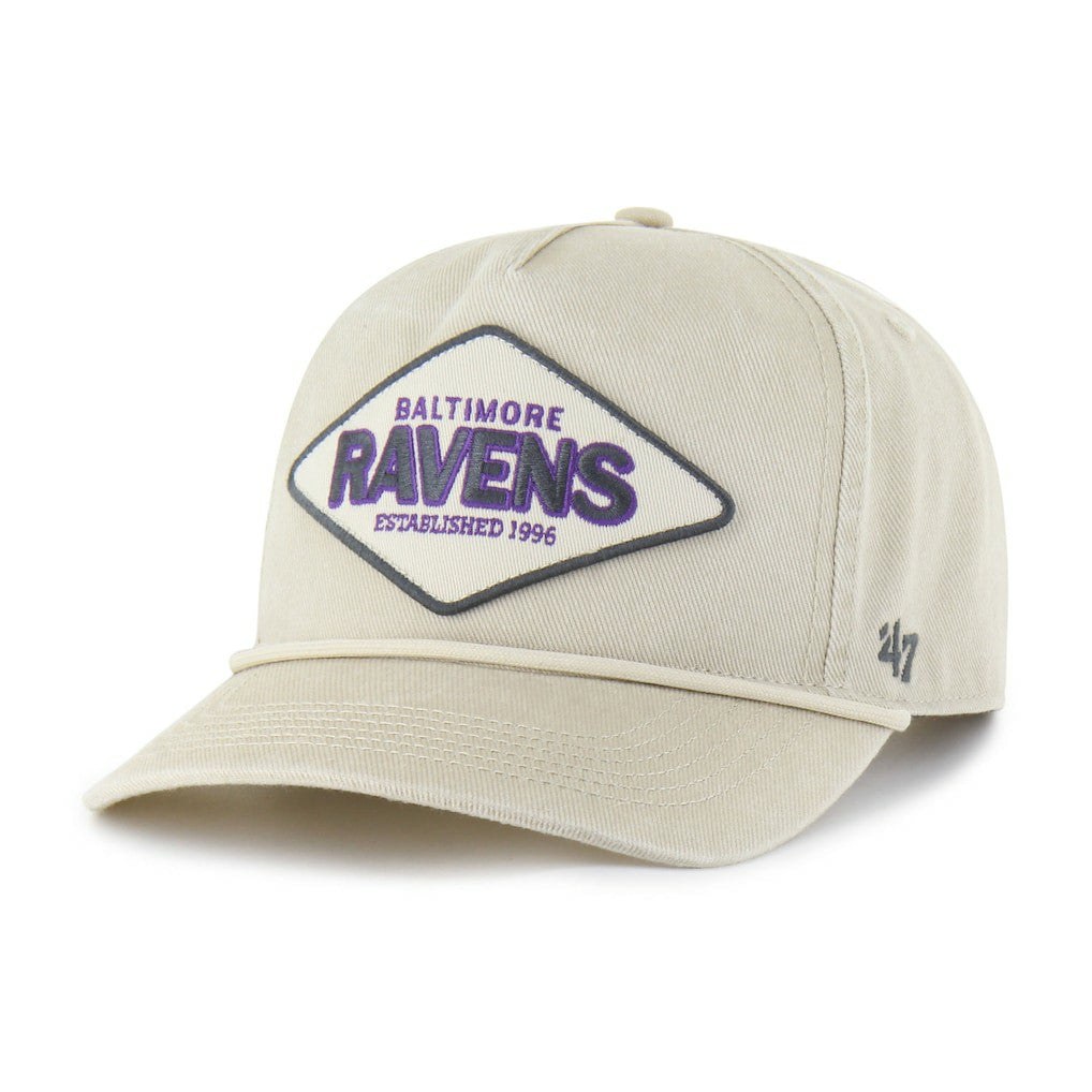 47 brand Baltimore Ravens '47 Cairn Hitch Adjustable Hat Khaki