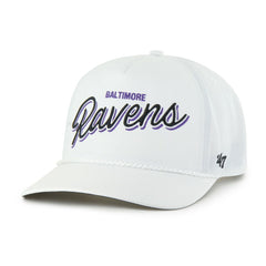 47 brand Baltimore Ravens '47 Brrr Fairway Hitch Adjustable Hat White