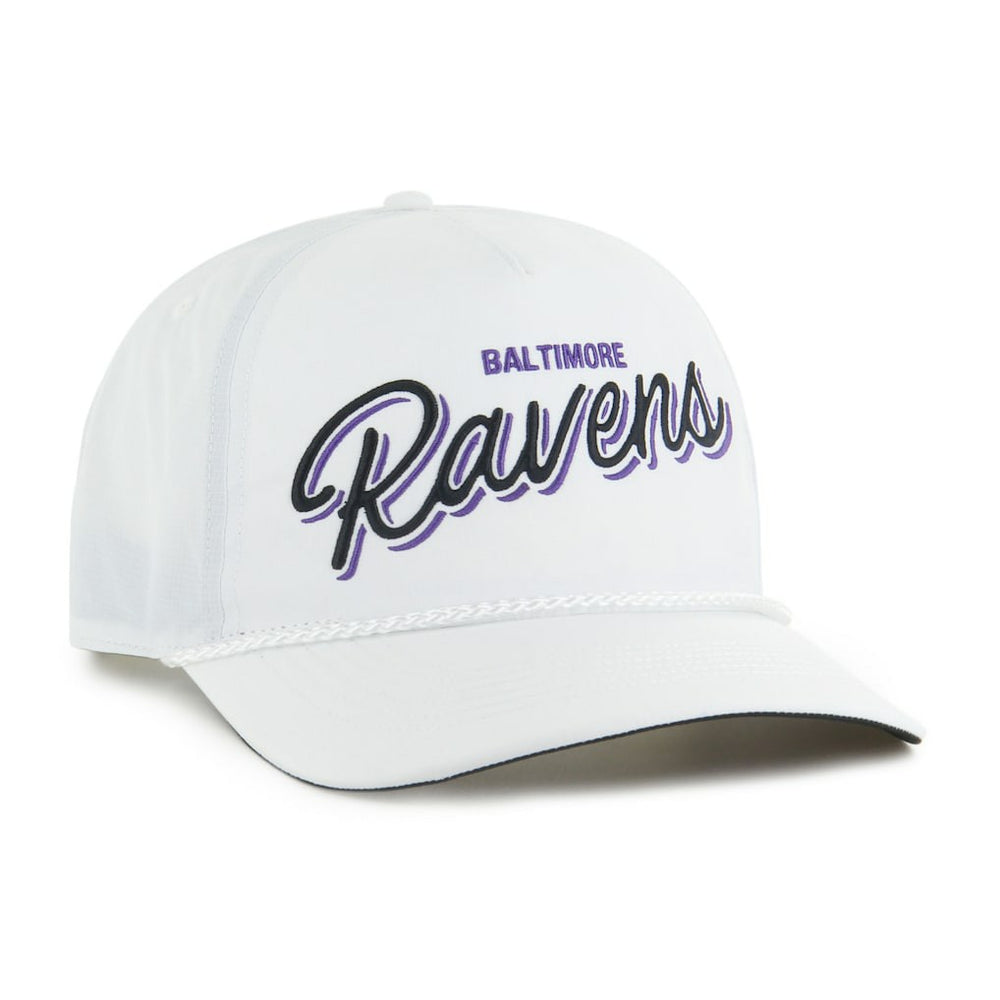 47 brand Baltimore Ravens '47 Brrr Fairway Hitch Adjustable Hat White