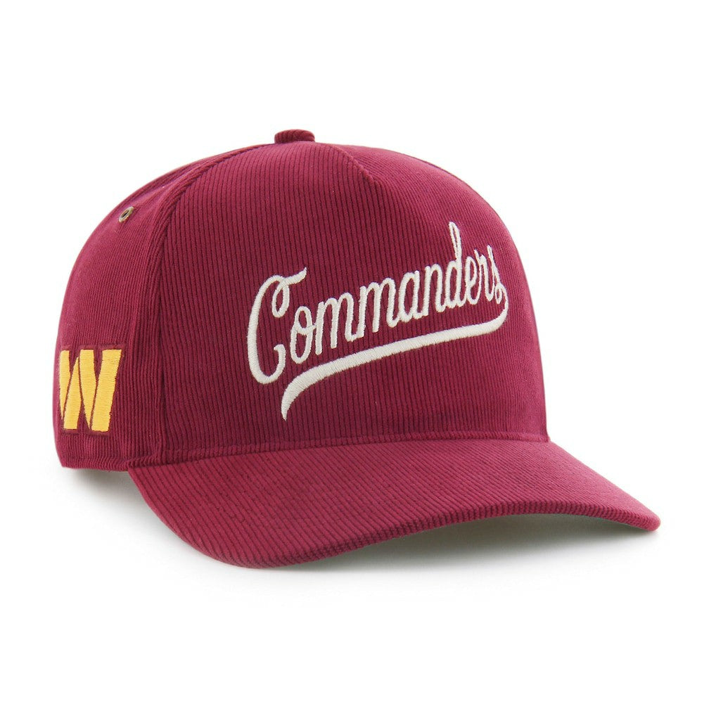 47 brand Washington Commanders '47 Golden Age Corduroy Hitch Adjustable Hat Burgundy