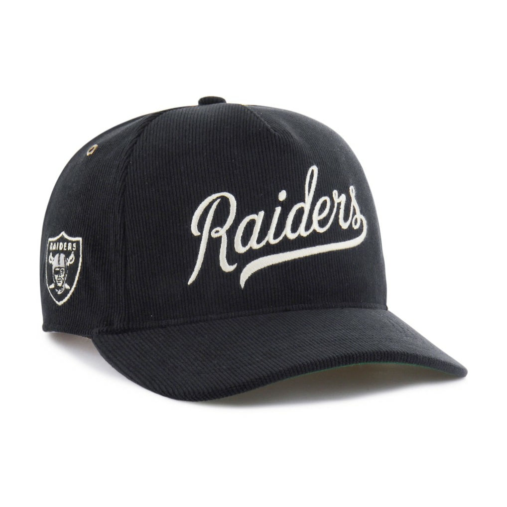 47 brand Las Vegas Raiders '47 Golden Age Corduroy Hitch Adjustable Hat Black