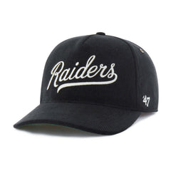 47 brand Las Vegas Raiders '47 Golden Age Corduroy Hitch Adjustable Hat Black