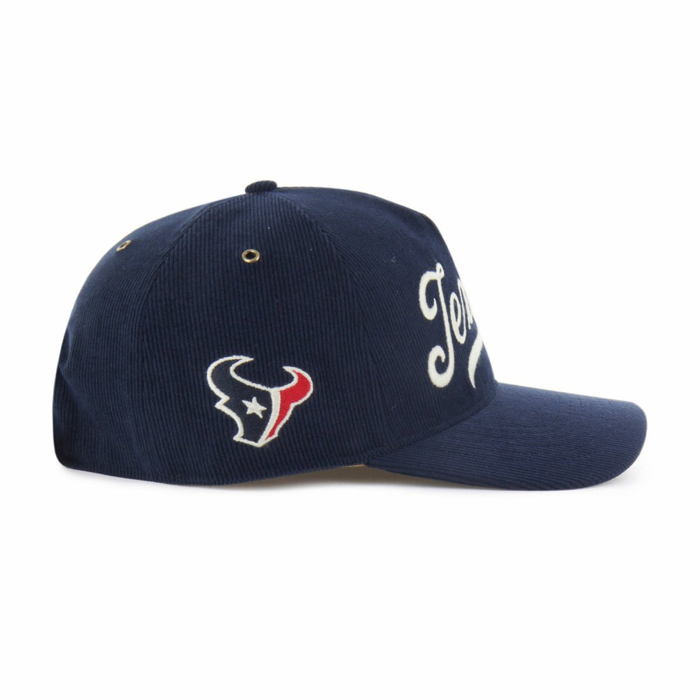 47 brand Houston Texans '47 Golden Age Corduroy Hitch Adjustable Hat Navy