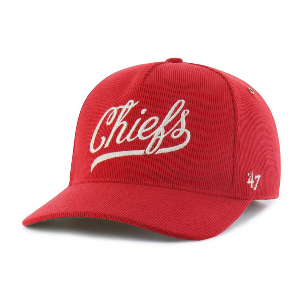 47 brand Kansas City Chiefs '47 Golden Age Corduroy Hitch Adjustable Hat Red