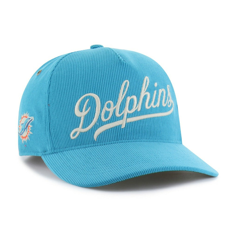 47 brand Miami Dolphins '47 Golden Age Corduroy Hitch Adjustable Hat Aqua