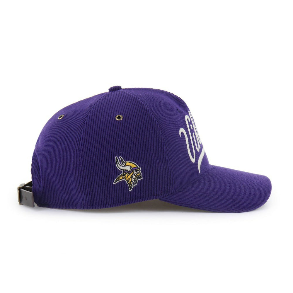 47 brand Minnesota Vikings '47 Golden Age Corduroy Hitch Adjustable Hat Purple