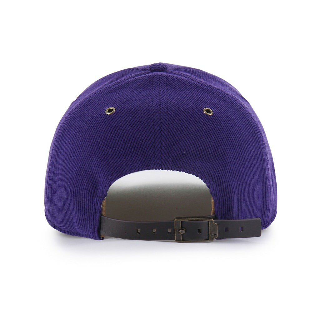 47 brand Minnesota Vikings '47 Golden Age Corduroy Hitch Adjustable Hat Purple