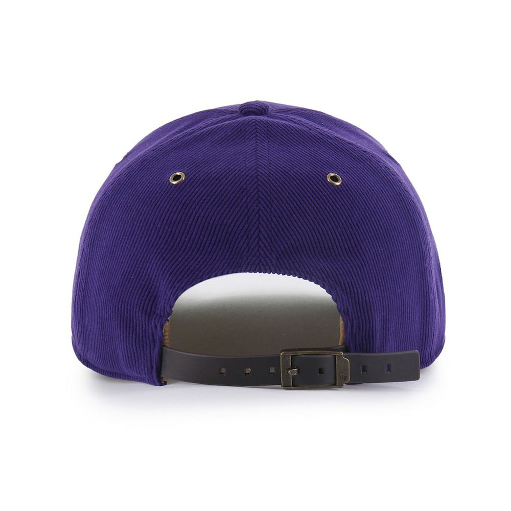 47 brand Minnesota Vikings '47 Golden Age Corduroy Hitch Adjustable Hat Purple