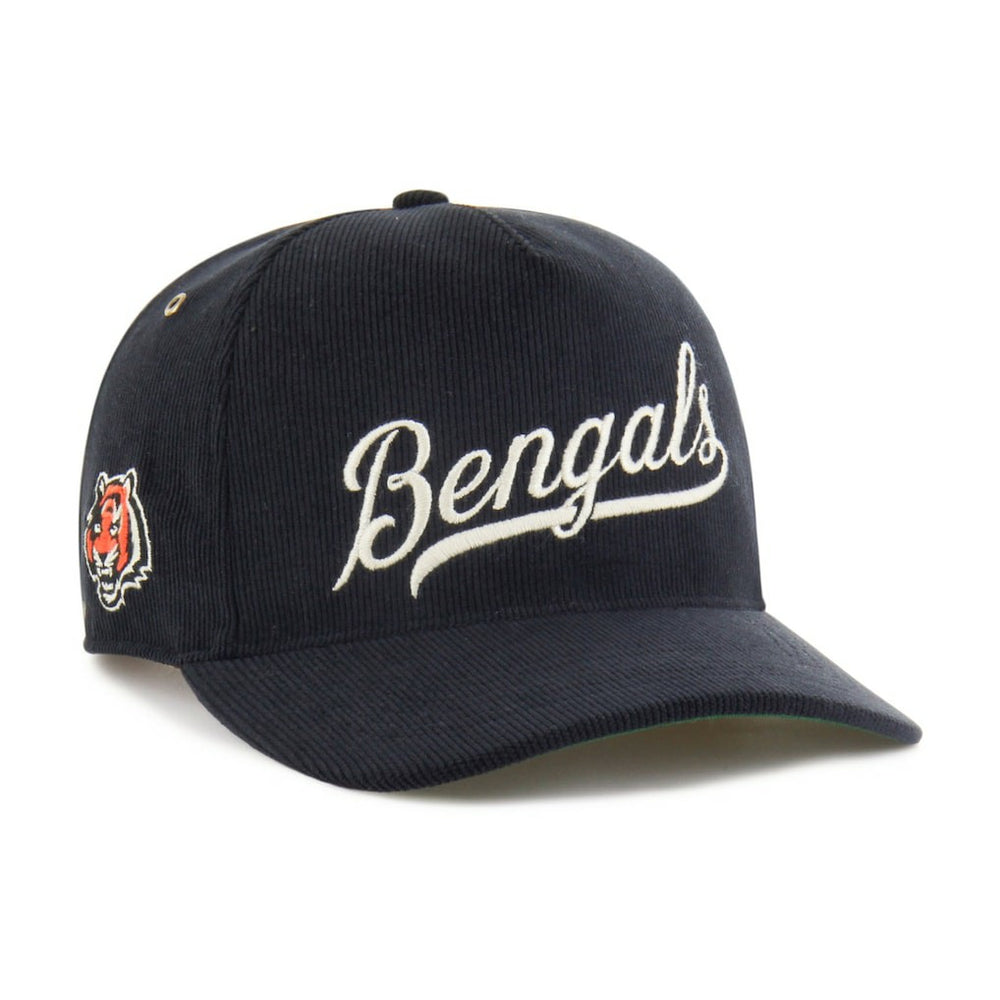 47 brand Cincinnati Bengals '47 Golden Age Corduroy Hitch Adjustable Hat Black
