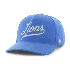 47 brand Detroit Lions '47 Golden Age Corduroy Hitch Adjustable Hat Blue
