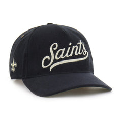 47 brand New Orleans Saints '47 Golden Age Corduroy Hitch Adjustable Hat Black