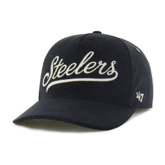 47 brand Pittsburgh Steelers '47 Golden Age Corduroy Hitch Adjustable Hat Black