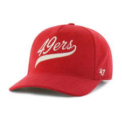 47 brand San Francisco 49ers '47 Golden Age Corduroy Hitch Adjustable Hat Scarlet