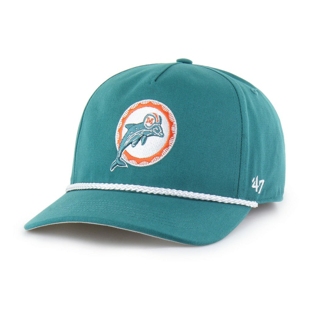 47 brand Miami Dolphins '47 Rope Hitch Adjustable Hat Aqua