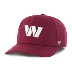 47 brand Washington Commanders '47 Foundational Franchise Fitted Hat Burgundy