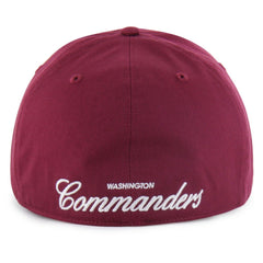 47 brand Washington Commanders '47 Foundational Franchise Fitted Hat Burgundy