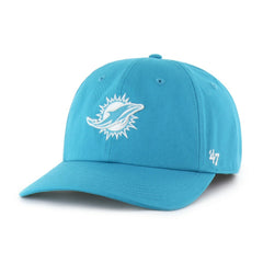 47 brand Miami Dolphins '47 Foundational Franchise Fitted Hat Aqua
