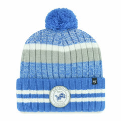 47 brand Detroit Lions '47 Quiver Cuffed Knit Hat with Pom