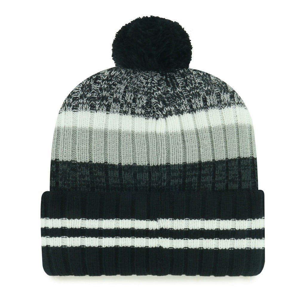 47 brand Las Vegas Raiders '47 Quiver Cuffed Knit Hat with Pom