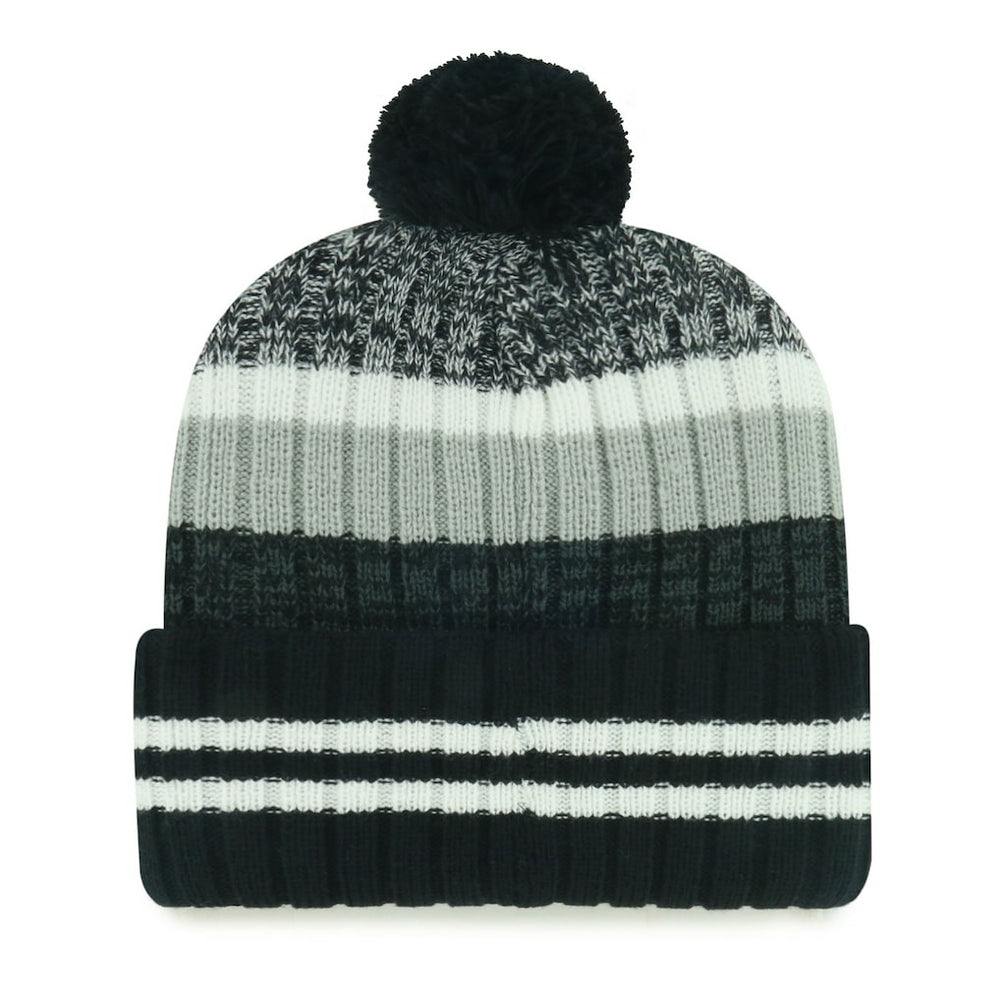 47 brand Las Vegas Raiders '47 Quiver Cuffed Knit Hat with Pom