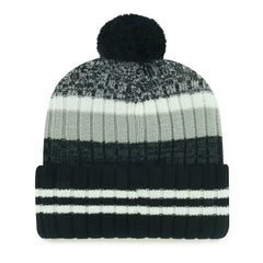 47 brand Las Vegas Raiders '47 Quiver Cuffed Knit Hat with Pom