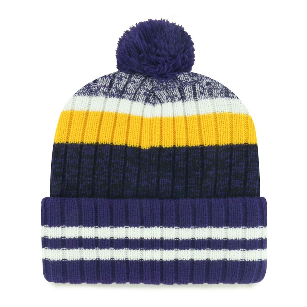 47 brand Minnesota Vikings '47 Quiver Cuffed Knit Hat with Pom
