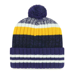 47 brand Minnesota Vikings '47 Quiver Cuffed Knit Hat with Pom