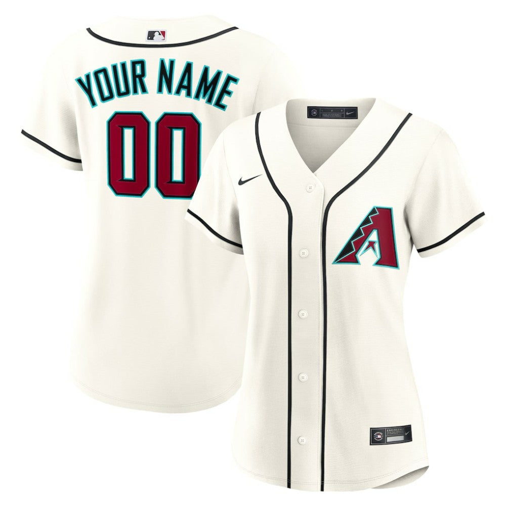 Arizona Diamondbacks Nike Women's Home Custom Replica 2.0 Jersey - Cream - Nike Online