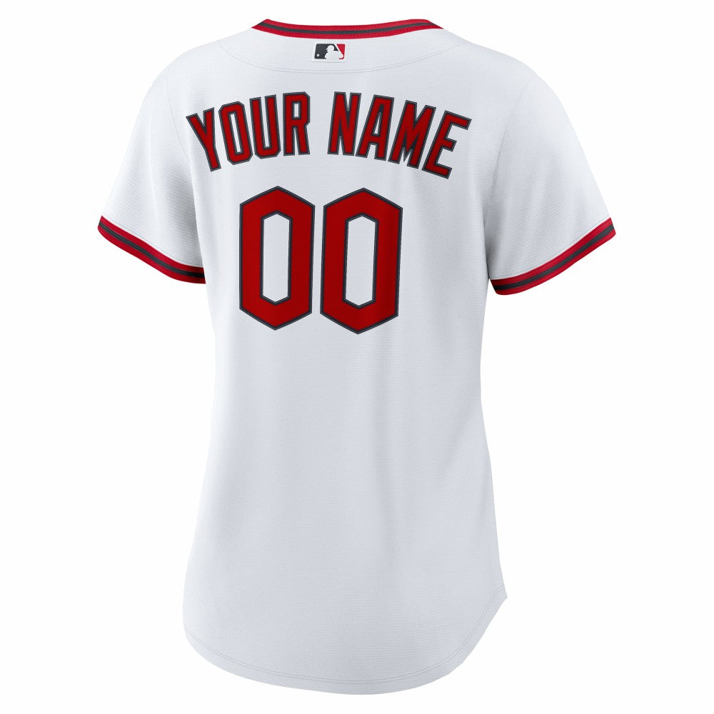 Cleveland Guardians Nike Women's Home Custom Replica 2.0 Jersey - White - Nike Discount