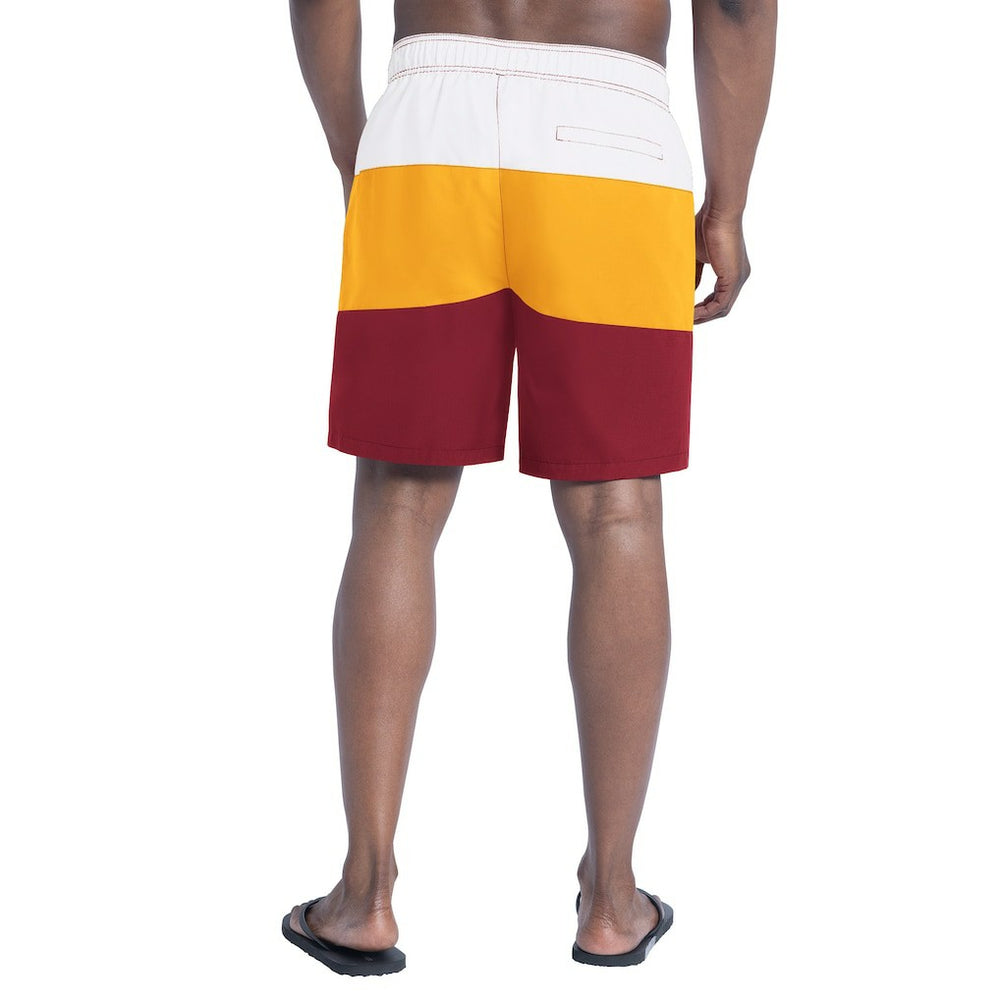 Washington Commanders G-III Sports by Carl Banks Sunrise Volley Swim Shorts Burgundy/Gold