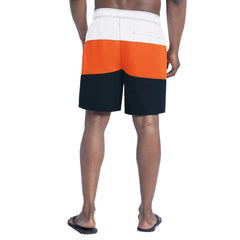 Chicago Bears G-III Sports by Carl Banks Sunrise Volley Swim Shorts Navy/Orange