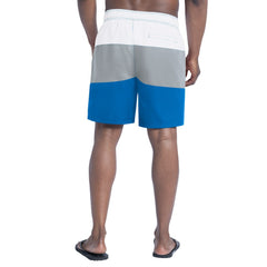 Detroit Lions G-III Sports by Carl Banks Sunrise Volley Swim Shorts Blue/Silver