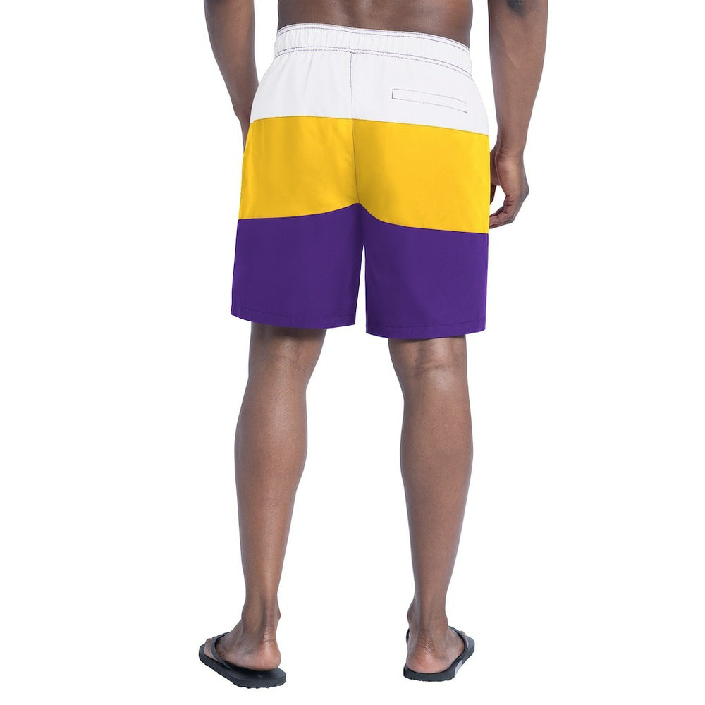Minnesota Vikings G-III Sports by Carl Banks Sunrise Volley Swim Shorts Purple/Gold