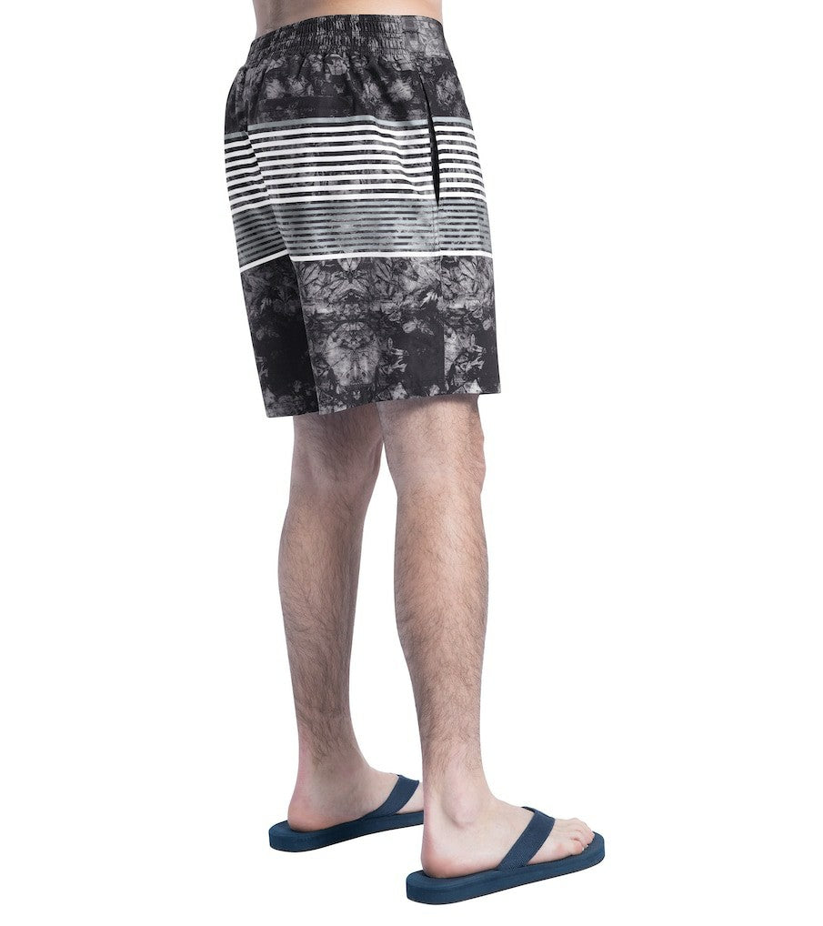 Baltimore Ravens G-III Sports by Carl Banks Horizon Volley Swim Shorts Black/Gray