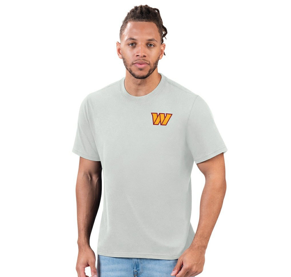 Washington Commanders Margaritaville Wastin' Away T-Shirt Gray